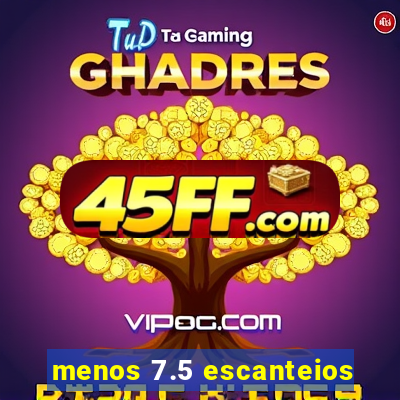 menos 7.5 escanteios